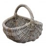 BASKET TRUG OVAL W/HOOP HANDLE