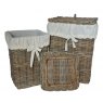 BASKET LAUNDRY M W/LINING
