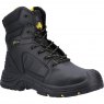 BOOT BERWYN AS350C 9 BLK HI LEG WP SAFETY