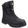 BOOT HI LEG AS440 9 BLK HYBRID WP SAFETY