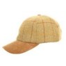 CAP BASEBALL TWEED FAUX SUEDE PEAK ASST