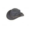 HAT WAX S NVY OIL W/LEATHER BRAIDED BAND
