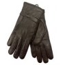 GLOVE LEATHER NVY LDS