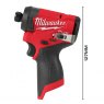 MILWAUKE Milwaukee M12 FID2-602X Sub Compact 1/4" Impact Driver Kit