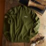 Land Rover Full Zip Up Cardigan Olive