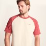 Tog24 Tog24 McGill T-Shirt Warm Cloud/Garnet Red