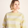 Tog24 Tog24 Tara Sweatshirt Butter Yellow Stripe
