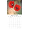 Gifted Stationary Square Flower Of The Month Calendar 2027