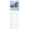 Gifted Stationary Slimline Horses Calendar 2027