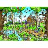 Cobble Hill Doodle Town Birdwatcher Paradise Jigsaw Puzzle 1000 Piece