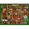Cobble Hill Cat Library Jigsaw Puzzle