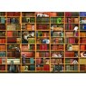 Cobble Hill Cat Library Jigsaw Puzzle