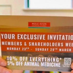 🌟 Members & Shareholders Week 🌟 Members & Shareholders, join us next week for your EXCLUSIVE di...