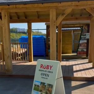Step into quality you can trust at the RUBY Sheds showroom at display at Mole Avon Country Stores in...