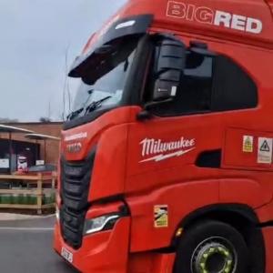 🚨 GET READY 🚨 The iconic Milwaukee Tool Big Red Truck is heading your way and stopping at Mole...