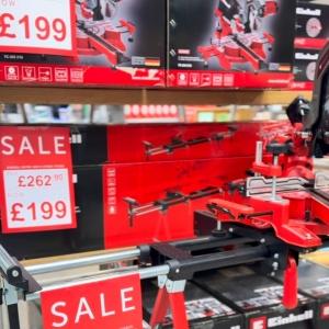 💥Einhell deals not to be missed💥 🧰Einhell Mitre Saw 1600w And Sliding Stand NOW £199! 🧰E...