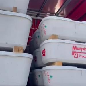 Hot off the lorry🔥 Another load of concrete troughs in-store and ready to be sold. For help pickin...