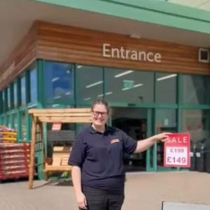 Dishing out the deals on outdoor furniture🔥 Take a look at this fantastic space saving 3 piece con...