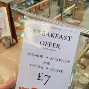 🔥 Breakfast just got an upgrade! 🔥 Good news… our Breakfast Bap offer is now available ALL DA...