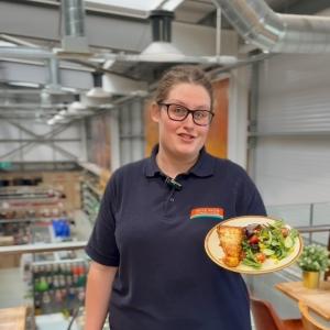 NEW to the menu in our Crediton cafe! 😋 A delicious, locally made potato, mature cheddar, tomato a...