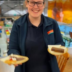 Craving a sweet treat? 🎄🍰 Head to the Cafe at our Crediton store for the perfect Christmas ‘p...